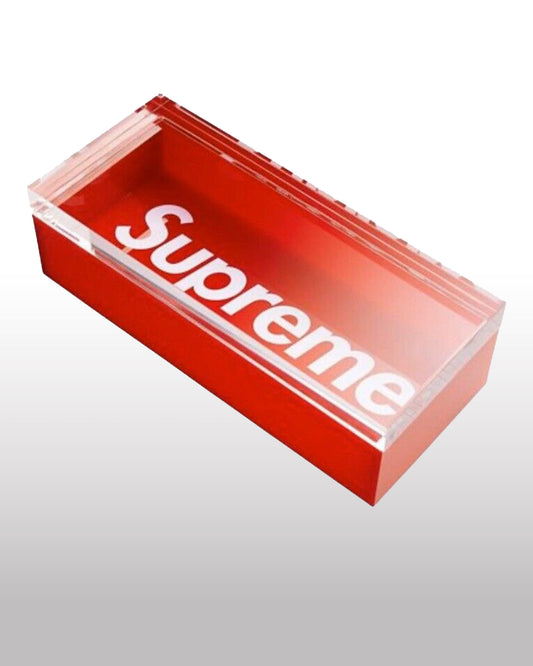 Supreme Acryl Lucite Box Red