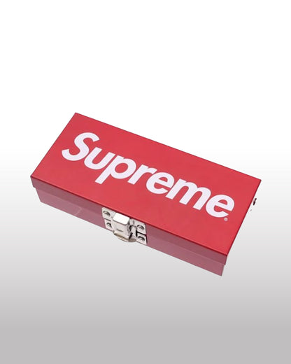 Supreme kleine Aufbewahrungsbox Metall Red