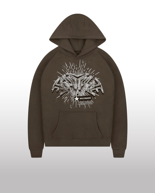 FORTYFIVE Records Hoodie Brown