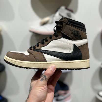 USED Nike Jordan 1 High OG SP Travis Scott Mocha