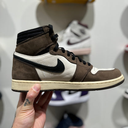 USED Nike Jordan 1 High OG SP Travis Scott Mocha