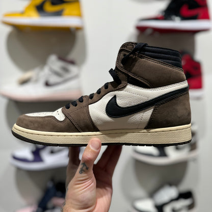 USED Nike Jordan 1 High OG SP Travis Scott Mocha