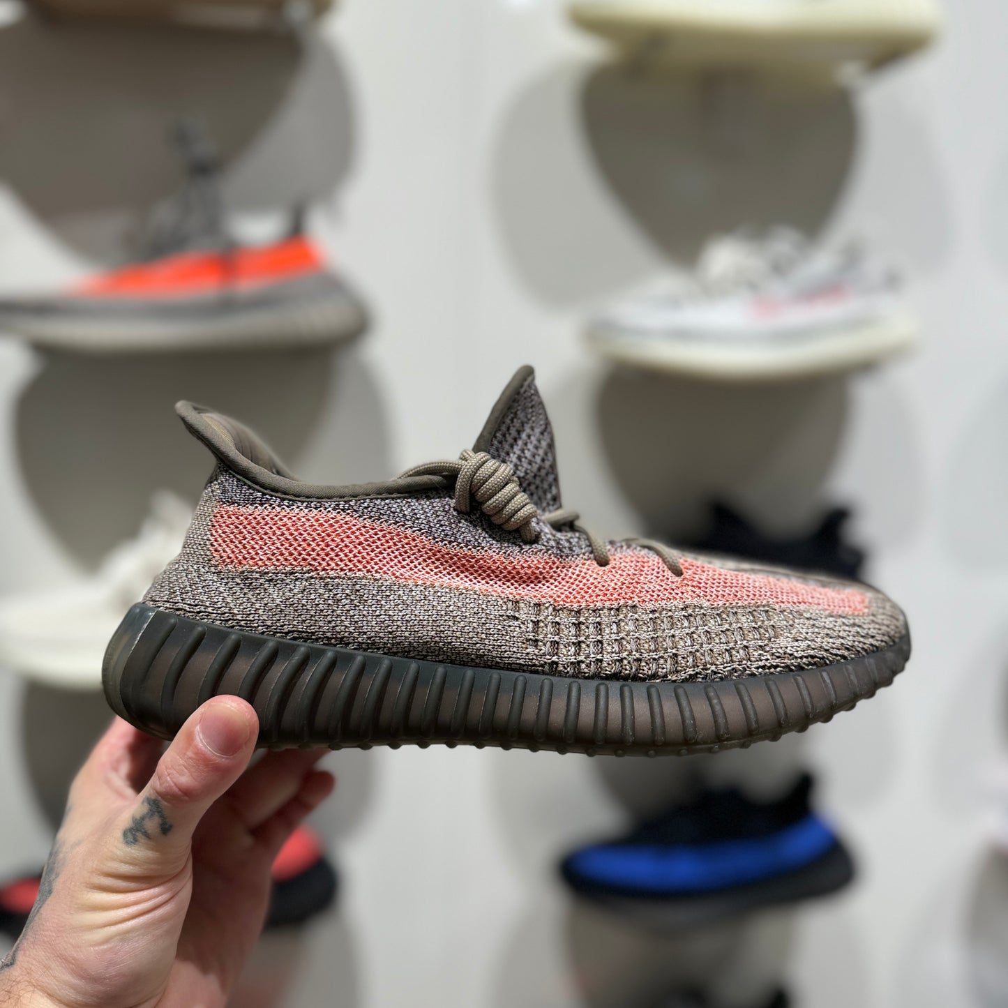 USED Adidas Yeezy Boost 350 V2 Ash Stone